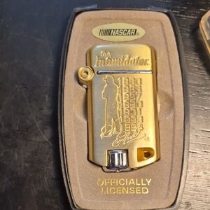 Nascar Gold 'The Intimidator' Brushed Gold Collectible Lighter